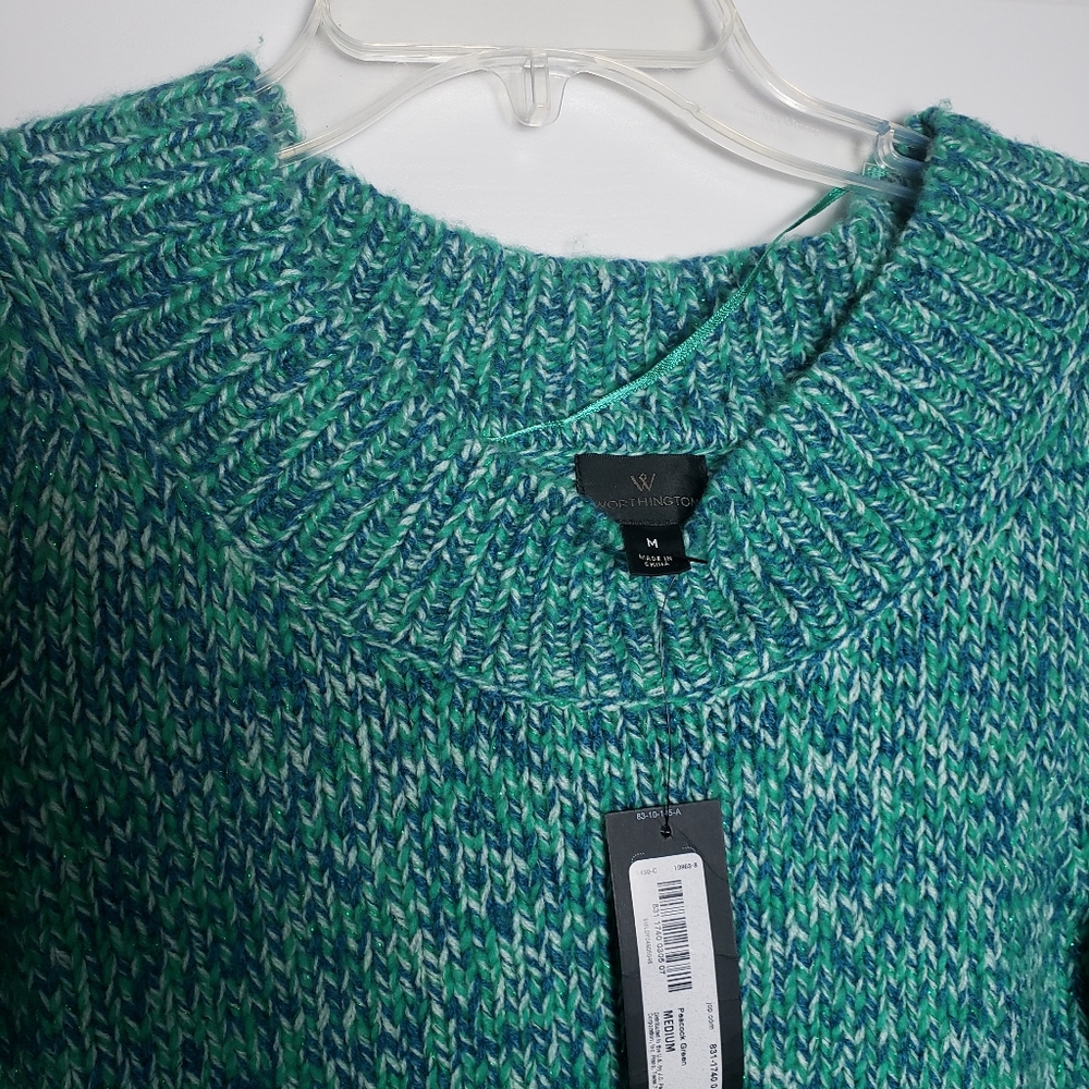 Worthington Knit Short Sleeve Sweater - Picture 7 of 9